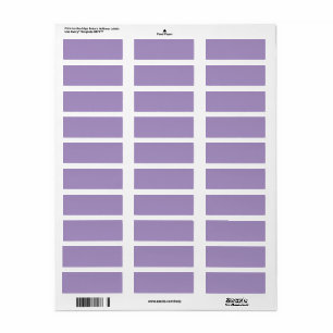 P01 Paarse kleur Etiket