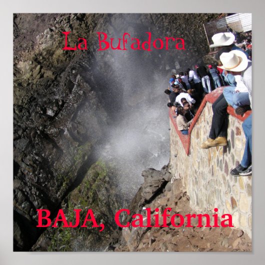 P1010050, La Bufadora, La Bufadora, BAJA, Calif... Poster (Voorkant)