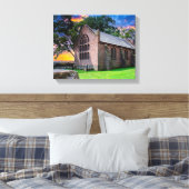 P1010074-Jamestown, Virginia Oude Kerk Canvas Afdruk (Insitu (Slaapkamer))