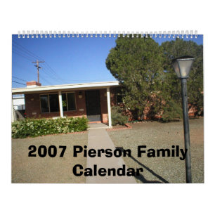 P1010178, Pierson Family Calendar 2007 Kalender