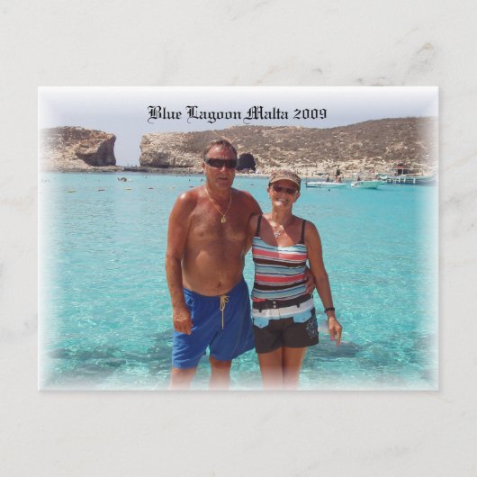 P1010243, Blue Lagoon Malta 2009 Briefkaart (Voorkant)