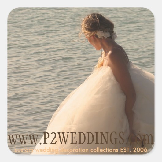 P2 Bruiloften Kleine Stickers (Voorkant)