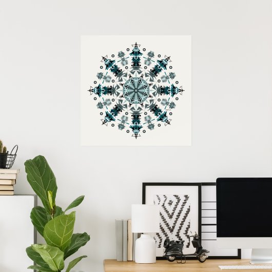 P2 Mandala Poster (Thuiskantoor)