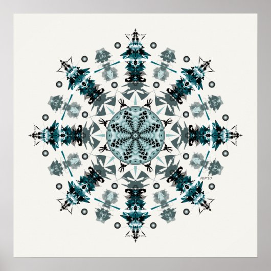 P2 Mandala Poster (Voorkant)