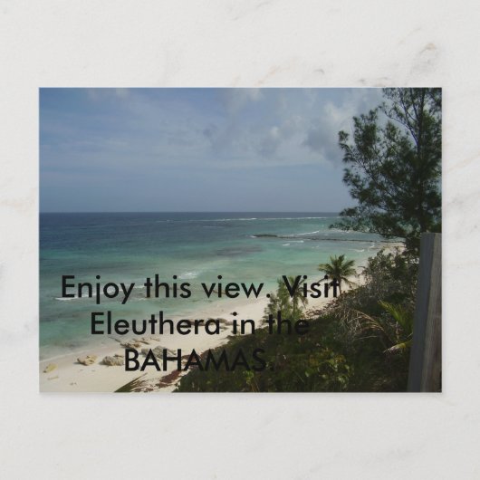 P3030418, geniet van dit uitzicht. Bezoek Eleuther Briefkaart (Voorkant)