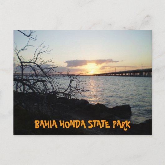P3060038, BAHIA HONDA STATE PARK BRIEFKAART (Voorkant)