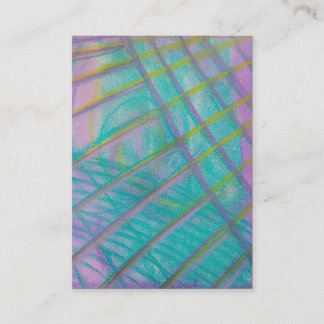 P34 Unieke Kleurrijke Abstracte Kunst Afsprakenkaartje