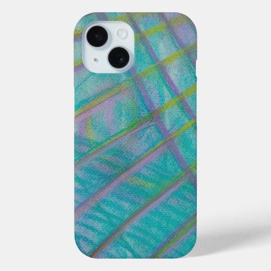 P34 Unieke Kleurrijke Abstracte Kunst Case-Mate iPhone Case (Achterkant)