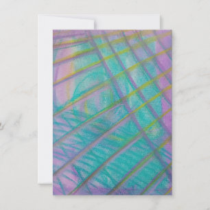 P34 Unieke Kleurrijke Abstracte Kunst Kaart