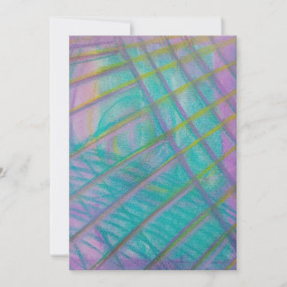 P34 Unieke Kleurrijke Abstracte Kunst Kaart