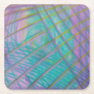 P34 Unieke Kleurrijke Abstracte Kunst Kartonnen Onderzetters