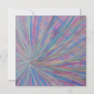 P36 Unieke Kleurrijke Abstracte Kunst Kaart