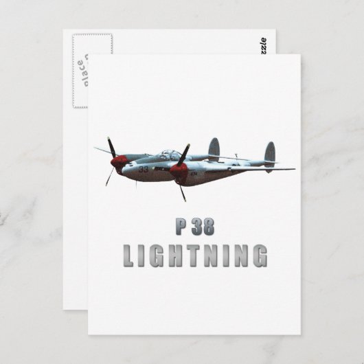 P38 Bliksem Briefkaart (Voorkant / Achterkant)