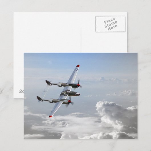 P38 Patrol Briefkaart (Voorkant / Achterkant)