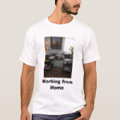 P4040014, Thuis werken T-shirt (Voorkant)