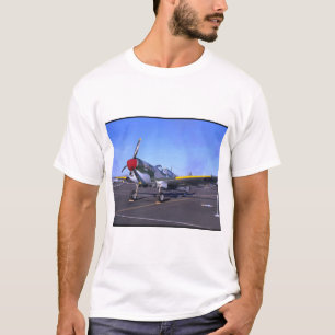 P40 op Vertoning, Vliegtuigen Front_WWII T-shirt