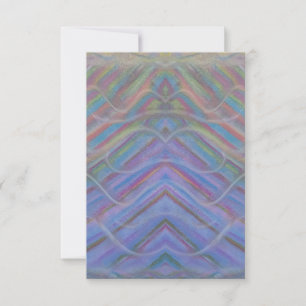 P40M Unieke Kleurrijke Abstracte Kunst Kaart