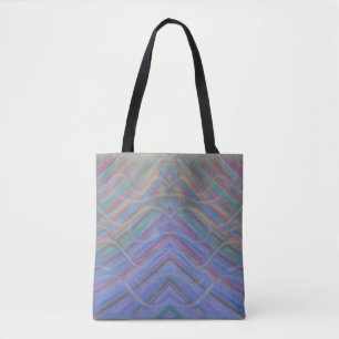 P40M Unieke Kleurrijke Abstracte Kunst Tote Bag