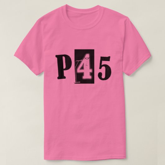 P45 Band Pink T-Shirt (Design voorkant)