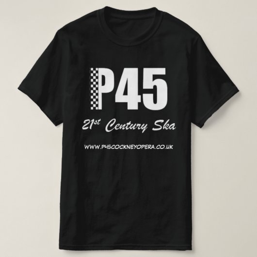 P45-band T-Shirt (Design voorkant)