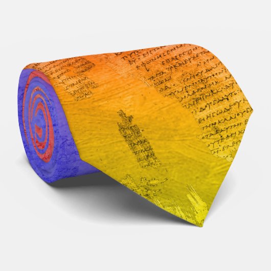 P45 Manuscript Stropdas - Psychedelic (Opgerold)