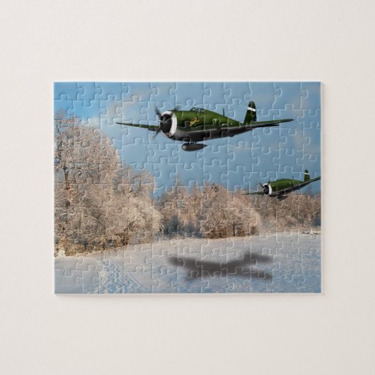 P47 Thunderbolt Puzzle Legpuzzel (Horizontaal)