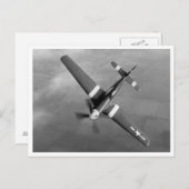 P51 Mustang - Cadillac of the Skies Briefkaart (Voorkant / Achterkant)