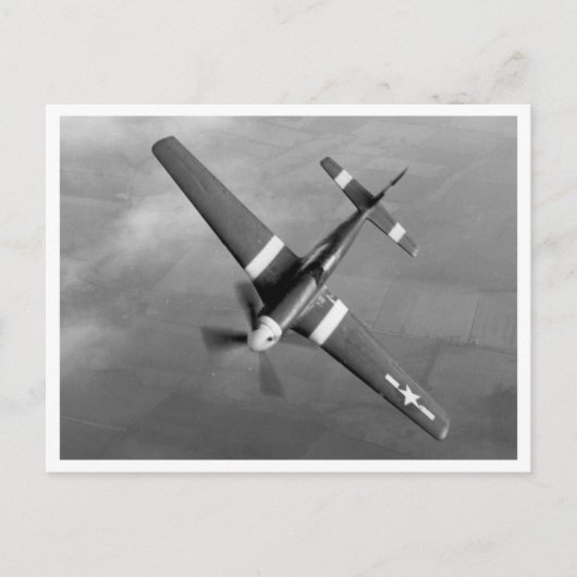 P51 Mustang - Cadillac of the Skies Briefkaart (Voorkant)