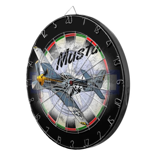 P51 Mustang Dartbord (Voorkant Rechts)