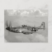 P51 Mustang 'Grim Reaper' Briefkaart (Voorkant)