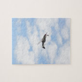 P51 Mustang in vlucht Legpuzzel (Horizontaal)