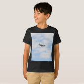 P51 Mustang in vlucht T-shirt (Voorkant volledig)