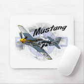P51 Mustang Muismat (Met muis)