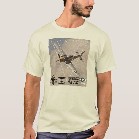 P51 Mustang T Shirt (Voorkant)