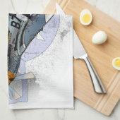 P51 Mustang Theedoek (Quarter Fold)