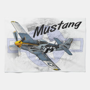 P51 Mustang Theedoek