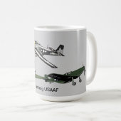 P51 Mustang US Fighter Mok (Voorkant rechts)