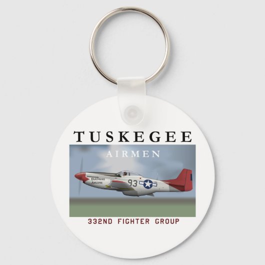 P51D 332e Vuurgroep Sleutelhanger (Voorkant)
