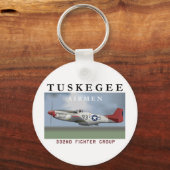 P51D 332e Vuurgroep Sleutelhanger (Voorkant)