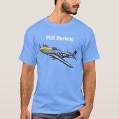 P51D Mustang Fighter T-shirt (Voorkant)