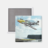 P51D Mustang Magneet (Voorkant / Achterkant)