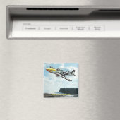 P51D Mustang Magneet (Insitu (Vaatwasser))