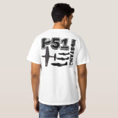 P51Mustang T-shirt (Achterkant volledig)
