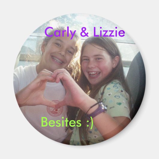 P5250239, Carly & Lizzie, Besites :) Magneet (Voorkant)