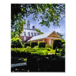 P5270043910-Governor's Palace Garden Foto Afdruk