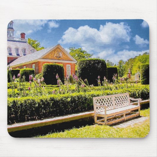 P527004(1)-Colonial Garden Mousepad Muismat (Voorkant)