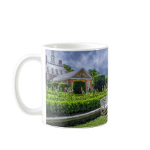 P527004(1)-Governor's Palace Gardens met Bench