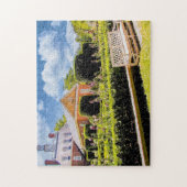 P527004 (1)-Koloniale tuin met bank Legpuzzel (Verticaal)