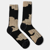 P52 Papyrus Fragment Socks –Earliest New Testament Sokken (Rechts)