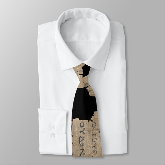 P52 Papyrus Fragment Tie–Earliest New Testament Stropdas (Gebonden)